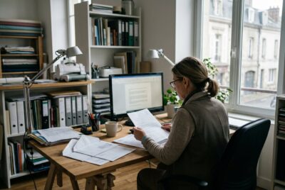 Une scène illustrant : Arnaques de rentrée 2026 : fausses mises en demeure DGCFFG/DGARO et faux courriers impôts DAC8 visant